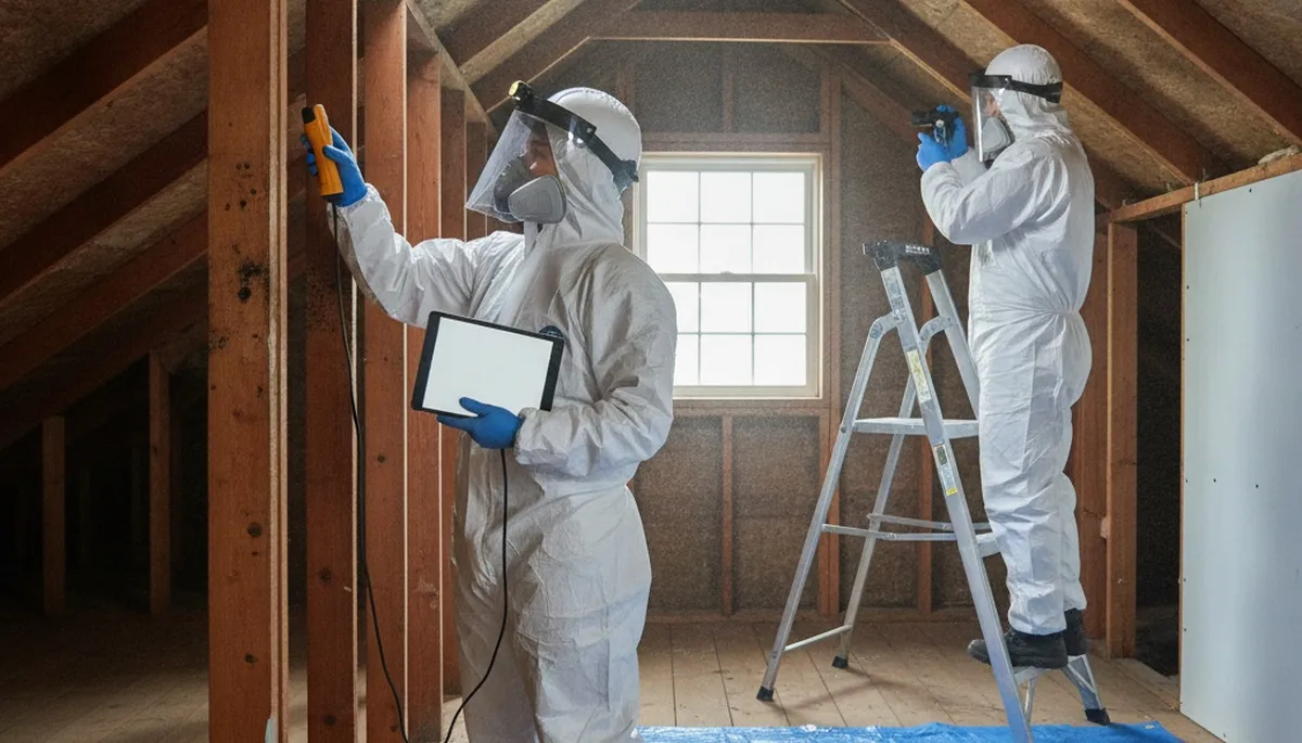 Vallejo, CA mold inspection for water damage in a home by restoration specialists