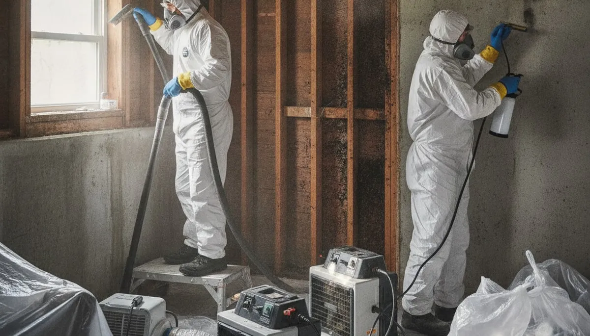 Mold removal specialist in Vallejo, CA providing water damage restoration for local homes