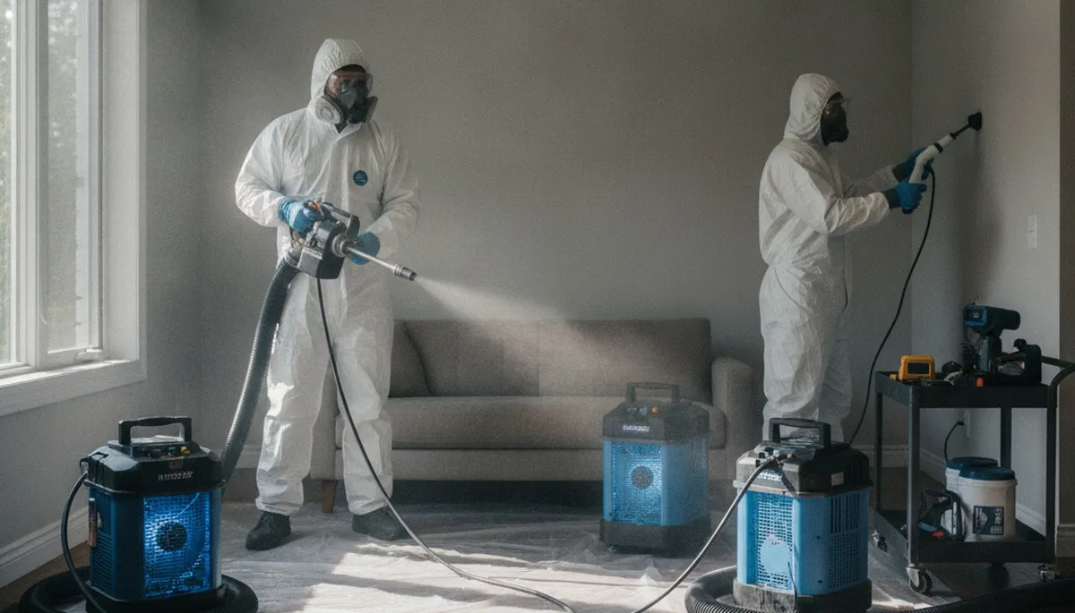 Vallejo, CA water damage odor removal service restoring fresh air in a home with moisture odors