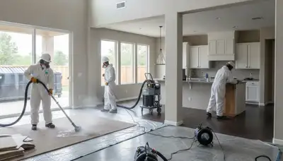 Water damage restoration team in Vallejo, CA providing fast water extraction and cleanup