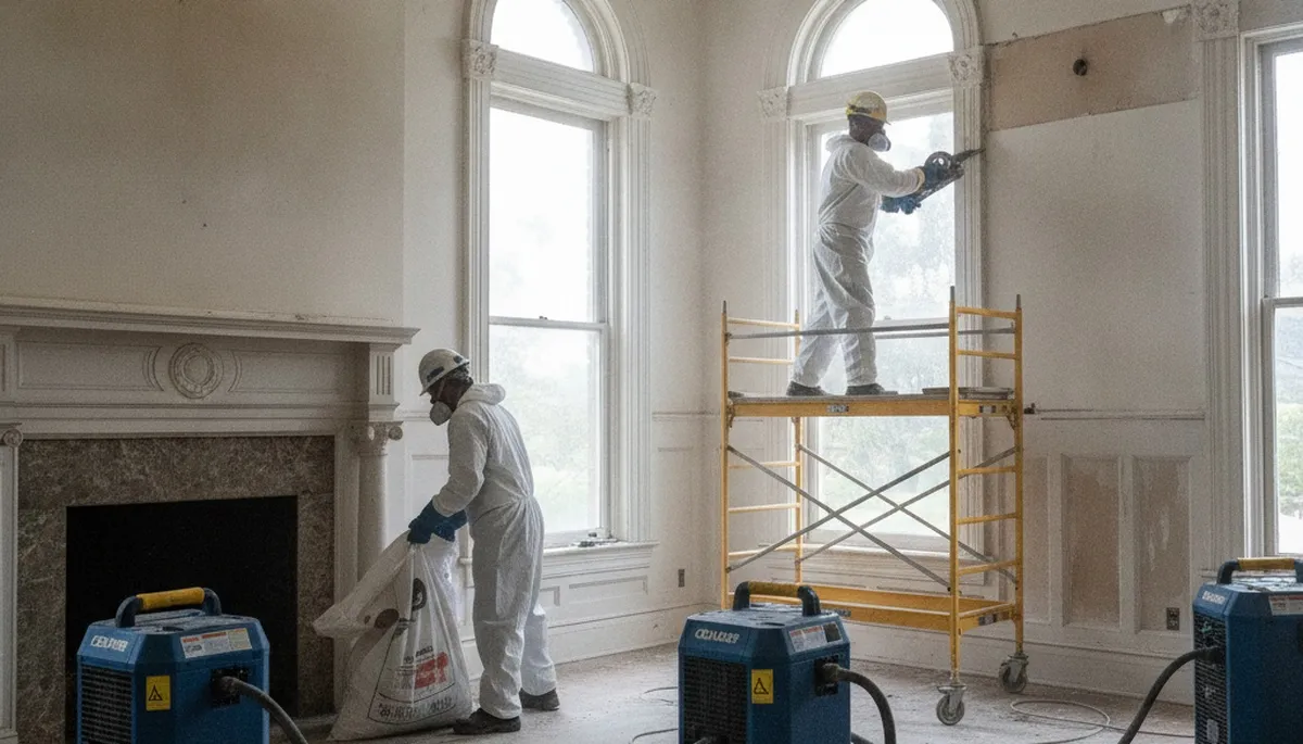 Water damage restoration team serving Vallejo, CA with professional cleanup and drying services