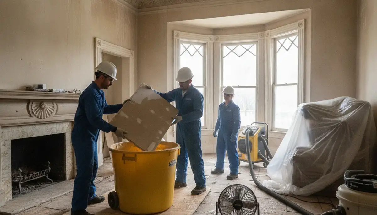 Water damage restoration team serving Vallejo, CA, providing emergency cleanup and repair services