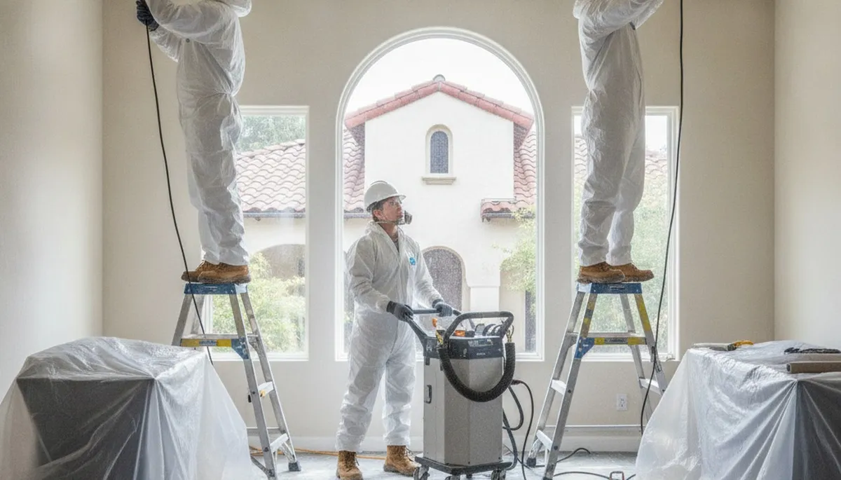 Water damage restoration team serving Vallejo, CA, for emergency cleanup and repairs