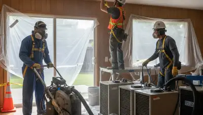 Water damage restoration team serving Vallejo, CA with professional cleanup and drying services