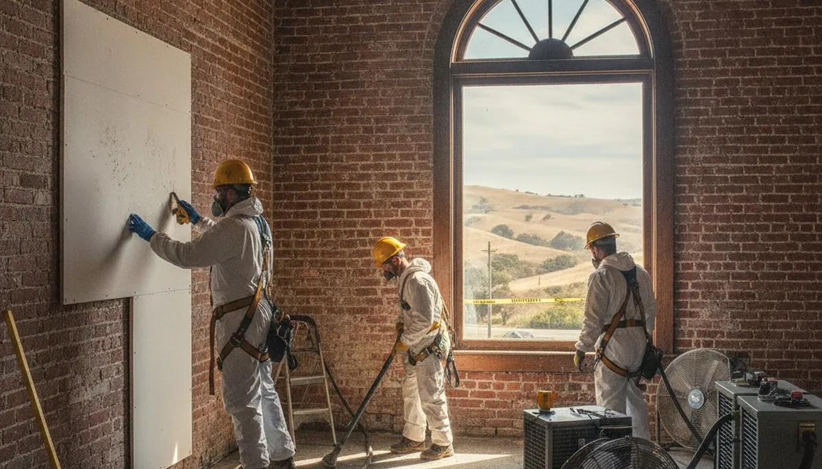 Water damage restoration team serving Vallejo, CA with professional cleanup and repair services