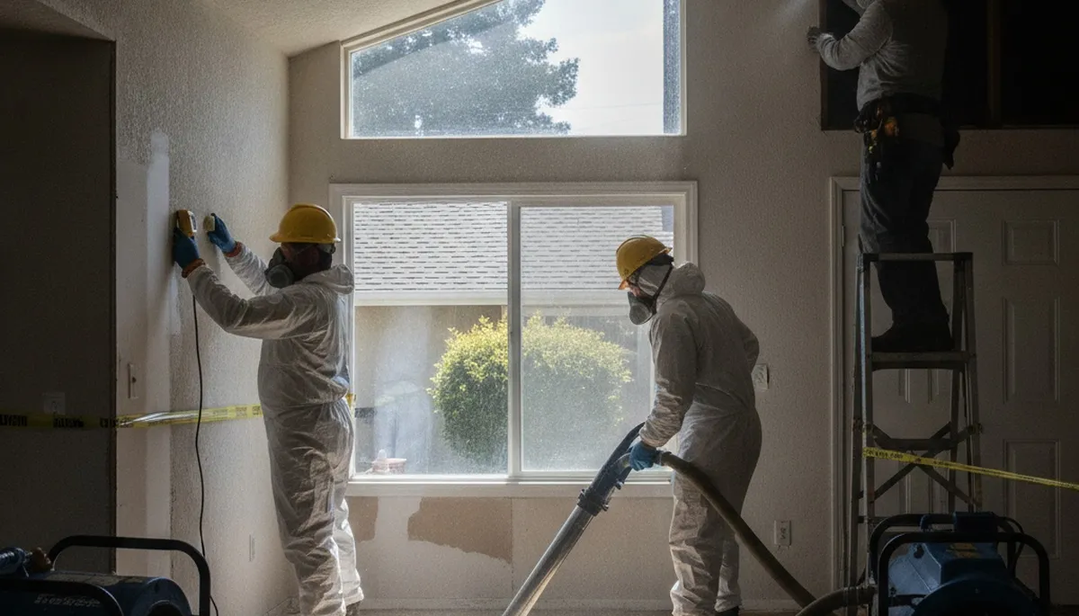 Water damage restoration team serving Vallejo, CA for emergency cleanup and repair