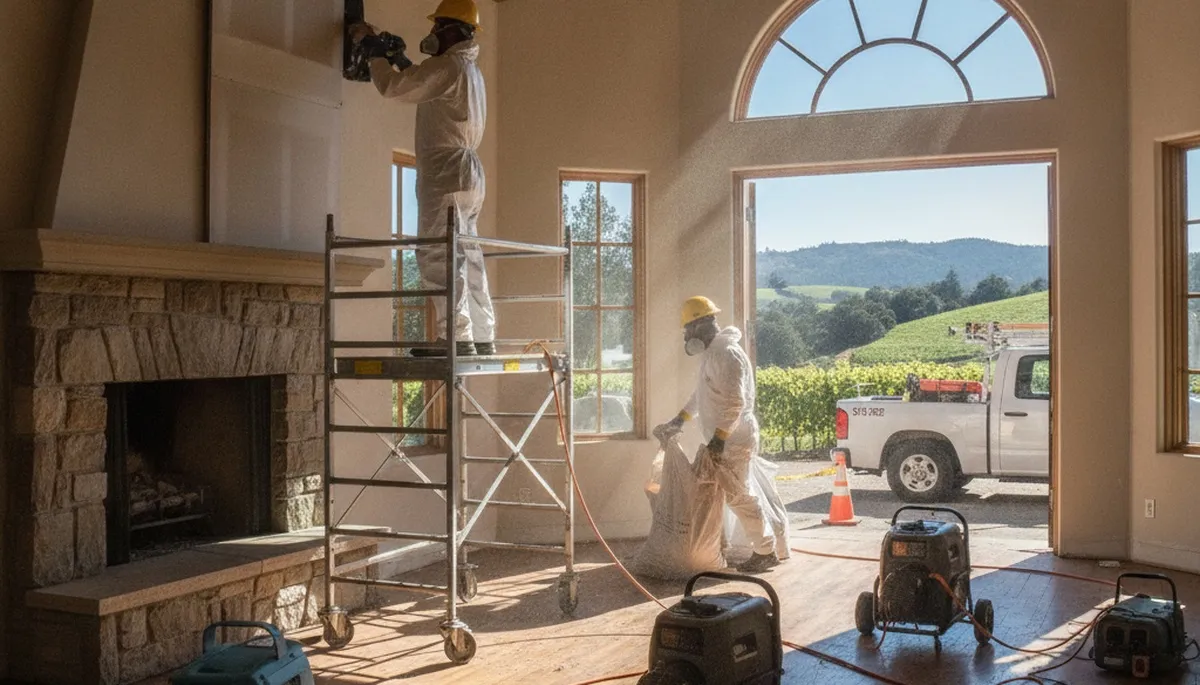 Water damage restoration team serving Vallejo, CA with professional cleanup and repair services