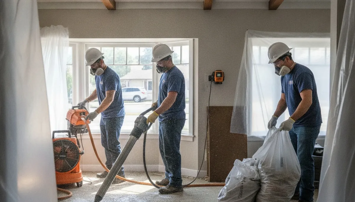 Water damage restoration team in Vallejo, CA handling emergency cleanup and drying services